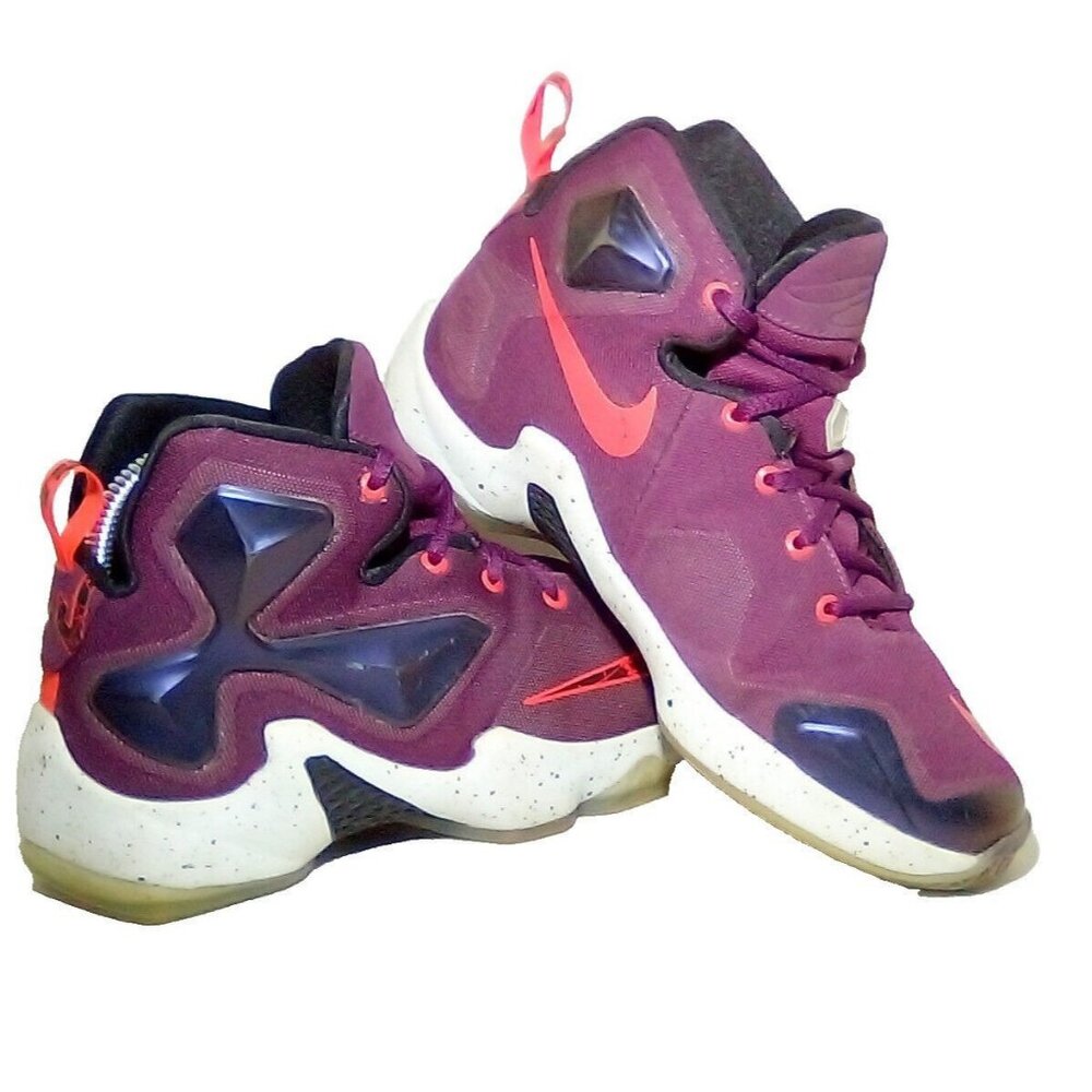 Nike LeBron XIII 13 GS Youth Size 5Y Basketball Shoes Mulberry Purple Sneakers